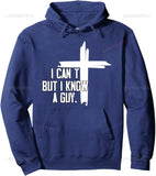 Men Pullover Jesus Cross Graphic Hoodie