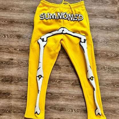 Summoned Skeleton Bone Jogger Women Pants