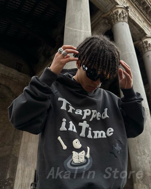 Step into the 2000s Y2K Hoodies Unleash Your Retro Street Style