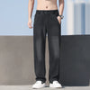 Men Loose Fit Wide Leg Jeans Lyocell Breathable Denim Plus Size 38