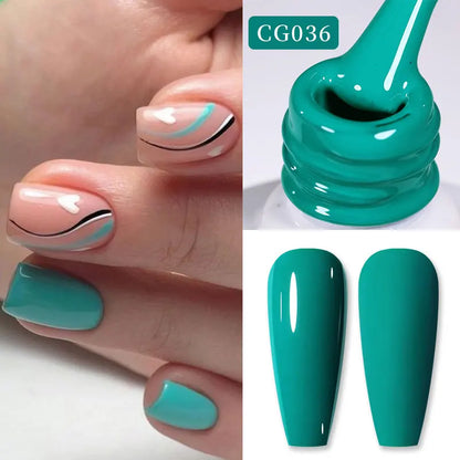 10ml Glitter Silver Liner Paint Gel Nail Polish Line Stripe Gel Vernis Semi Permanent