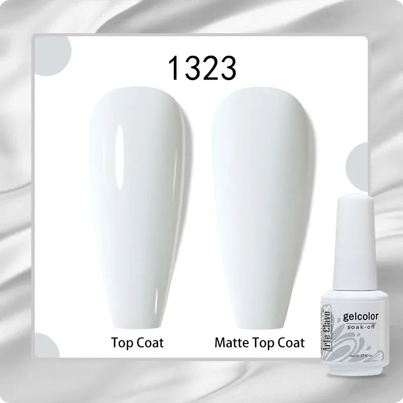 8ml Pure Color Gel Nail Polish Nail Art Manicure Semi Permanent