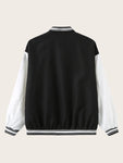 Autumn Winter Fashion Baseball Uniform Oversize Coats Harajuku Loose Streetwear Jacket