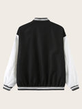 Autumn Winter Fashion Baseball Uniform Oversize Coats Harajuku Loose Streetwear Jacket