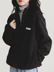 Hoodies Damen Casual Kpop Fashion Plus Sweatshirt