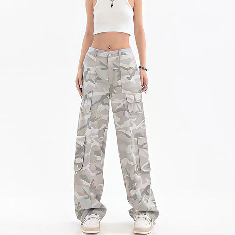 2023 Y2K Vibes: Trendige Baggy Cargo Streetwear-Hosen für Damen