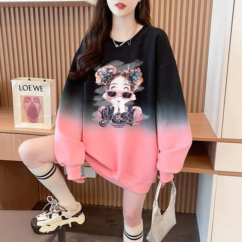 2024 Spring and Autumn Women's Splicing Pullovers