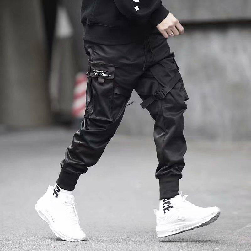 Harajuku Jogger Cargohose Herren Mode Militär Techwear Streetwear Hip Hop