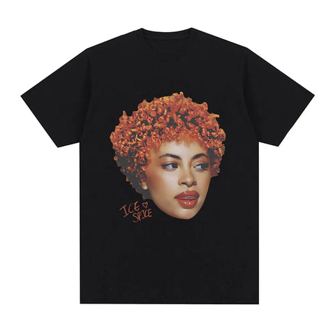 Rapper Ice Spice Graphic T-shirt: Hip Hop Street Style