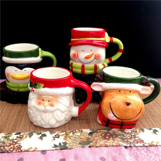 Creative Ceramic Mug Cartoon Christmas