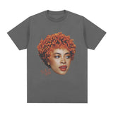 Rapper Ice Spice Graphic T-shirt: Hip Hop Street Style