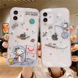 Transparent Phone Case For iPhone Plus Case Cute Soft Cover