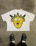 High Street Gothic Cartoon Graphic T-Shirt Y2K Streetwear for Men