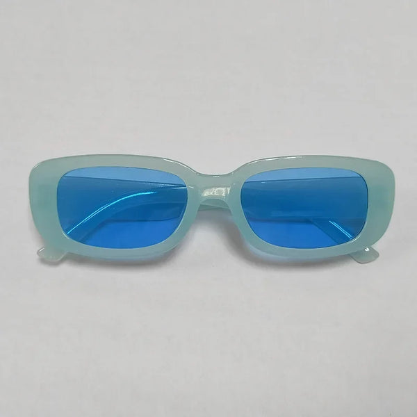 Vintage Oval Sunglasses Small Rectangle
