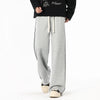 Mens Baggy Cotton Joggers Korean Loose Sports Sweatpants