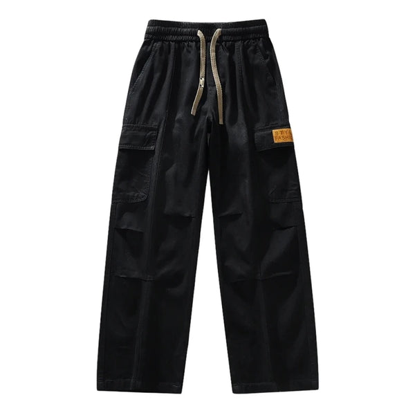 Mens Fleece Lined Wide Leg Jeans Winter Washed Denim Plus Size 8XL