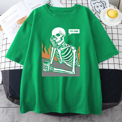 Skeletons Men Personality Street Hip Hop