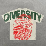 Y2k Streetwear Diversity Club Grapic Tees