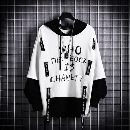 Hoodies Men Letter Graffiti Print Casual Y2k