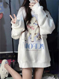 Anime Sweatshirts Cute Cartoon Women Harajuku Streetwear