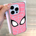 Marvel Spider Man Spider Net Pink Cool Phone Case For iPhone Y2K Cute Cartoon Cover