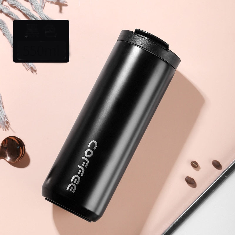 Mug Flap Lid Leak-Proof Travel Thermal