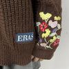 Cardigan for Women Flower Embroidered Knitted Sweater Y2k Girl Vintage