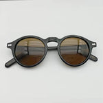 Vintage Round Acetate Sunglasses