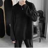 Men's Crewneck Knit Sweater Fun Long Sleeve Pullover