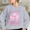 Funny Skeleton Hoodie Sarcastic ‘I Don’t Need Your Attitude’ Sweatshirt for Fall