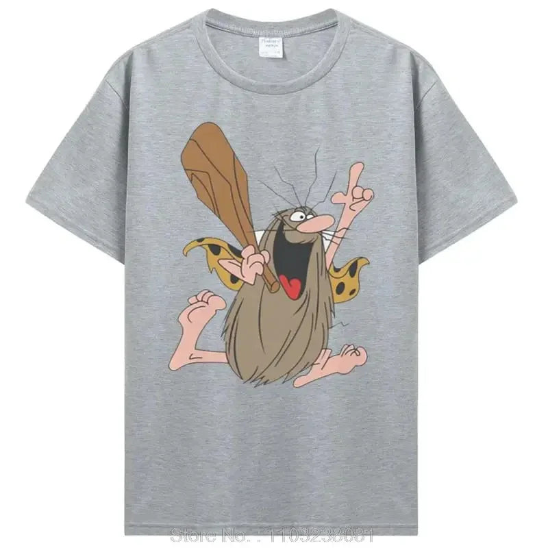 Hanna Barbera Captain Caveman 80s Cartoon Print Tee