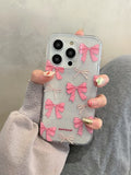 Preppy iPhone Case Personalized Coquette Bow Protective Case