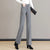 Womens Wool Blend Wide Leg Pants High Waist Straight Fall Trousers