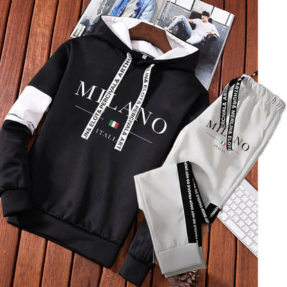 Herren Sweatshirt Set Jogginghose Trainingsanzug Pullover Streetwear