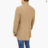 Men’s Wool Blend Trench Coat – Single Breasted Mid-Length Long Jacket (Elegant Winter Style)