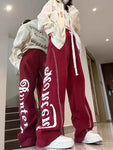 2024 Oversized Women Harajuku Sweat Pant