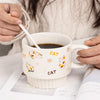Ceramic coffee cup chocolate milk cup tea cup mug cute cat design