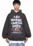 I Got Lucky 777 Printed Hooded Sweatshirt Hoodies