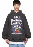 I Got Lucky 777 Printed Hooded Sweatshirt Hoodies