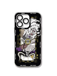 Japan Anime Luffys Gear 5 Handyhülle für iPhone One Pieces Transparente Hülle