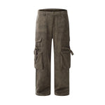 Brown Cargo Pants Wide Leg Baggy Pants