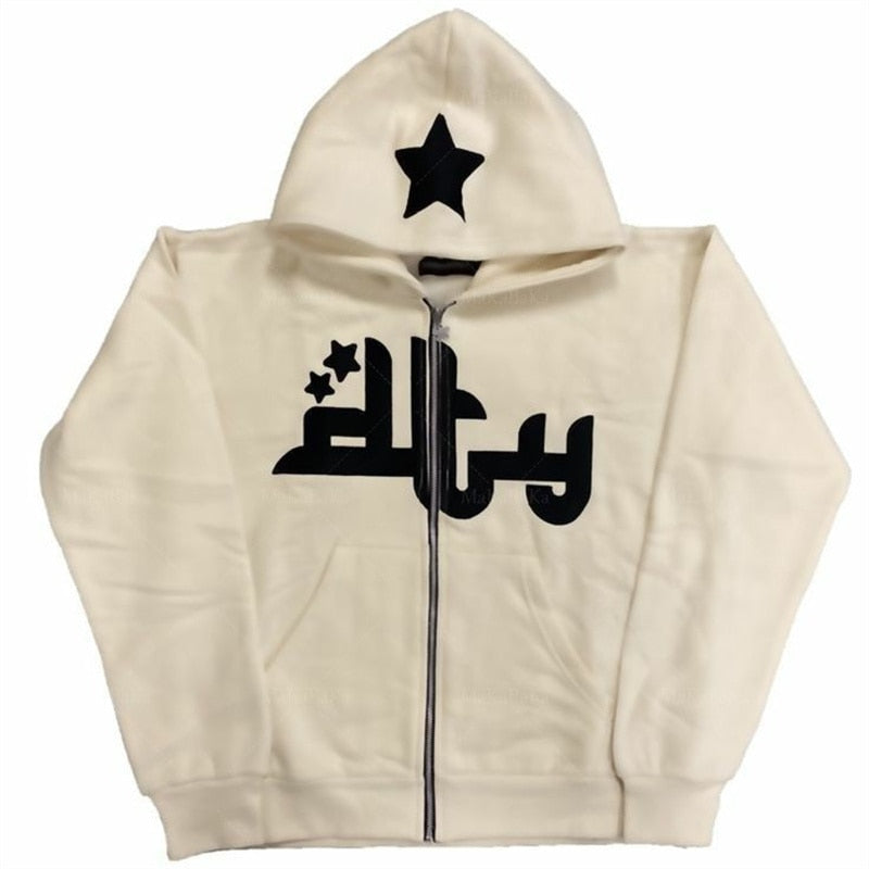 Statement Letter Print Hoodie Unleash Your Urban Style