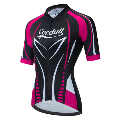 Women’s 2024 MTB Cycling Jersey Short Sleeve Bike Racing Shirt