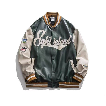 Vintage Y2K American Retro Street Letter Jacke für Männer