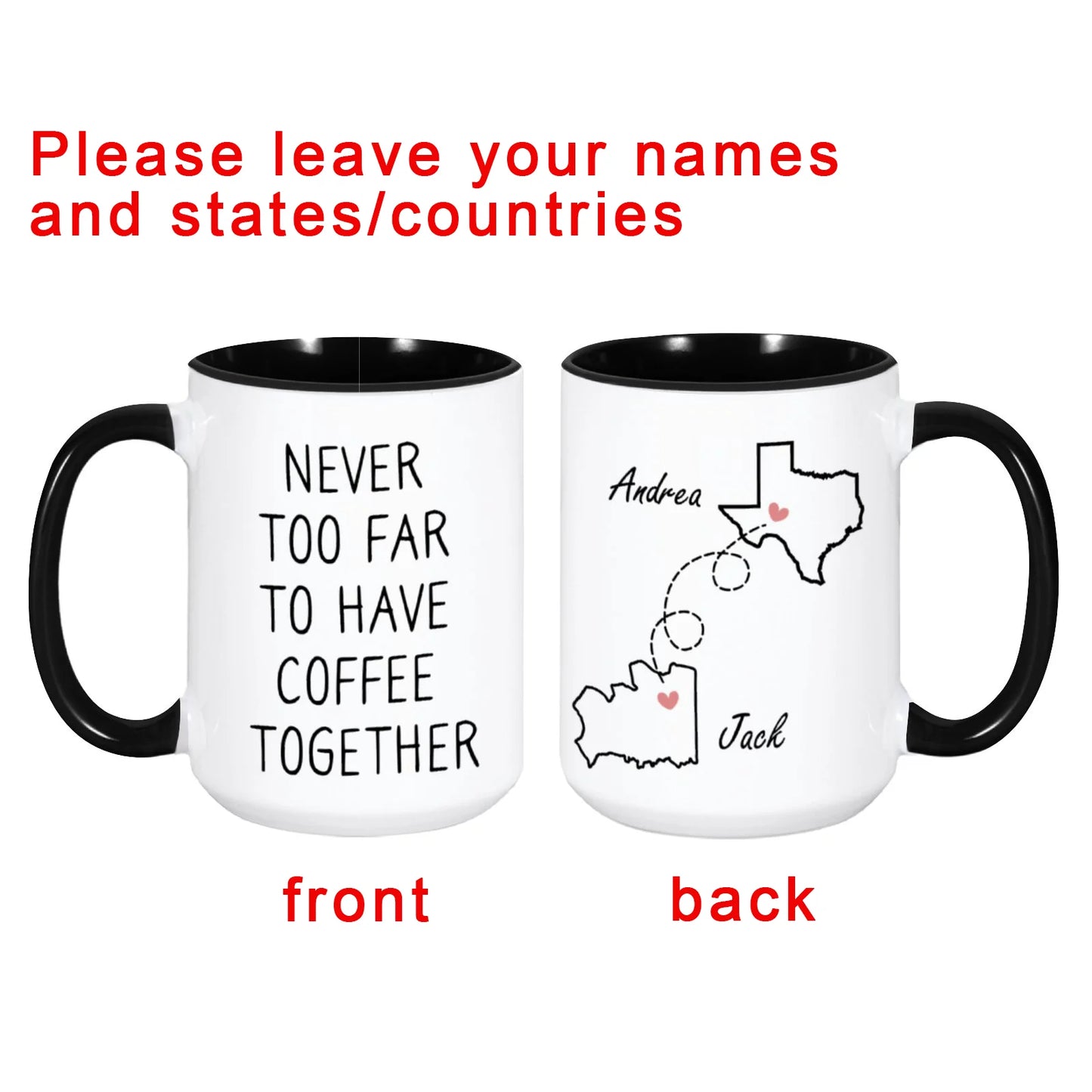 Best Friend Gift Never Too Far To Have Coffee Together