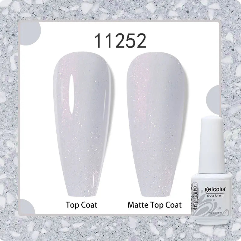 8ml Pure Color Gel Nail Polish Nail Art Manicure Semi Permanent