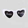 Personalised Text Wedding WhiteWedding Sunglasses Personalised Love Heart