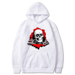 Autumn and Winter Fashion Skull Print Pullover Sweater