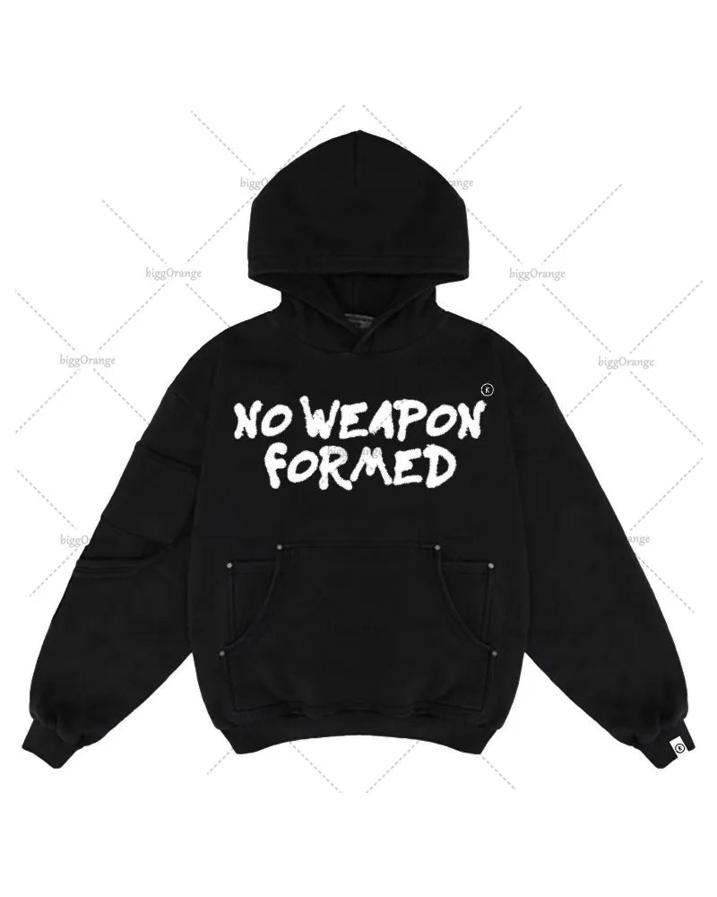 High Street American Graphic Streetwear Hoodie