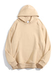 Women Hoodies Pullover Thick Solid Loose Cotton